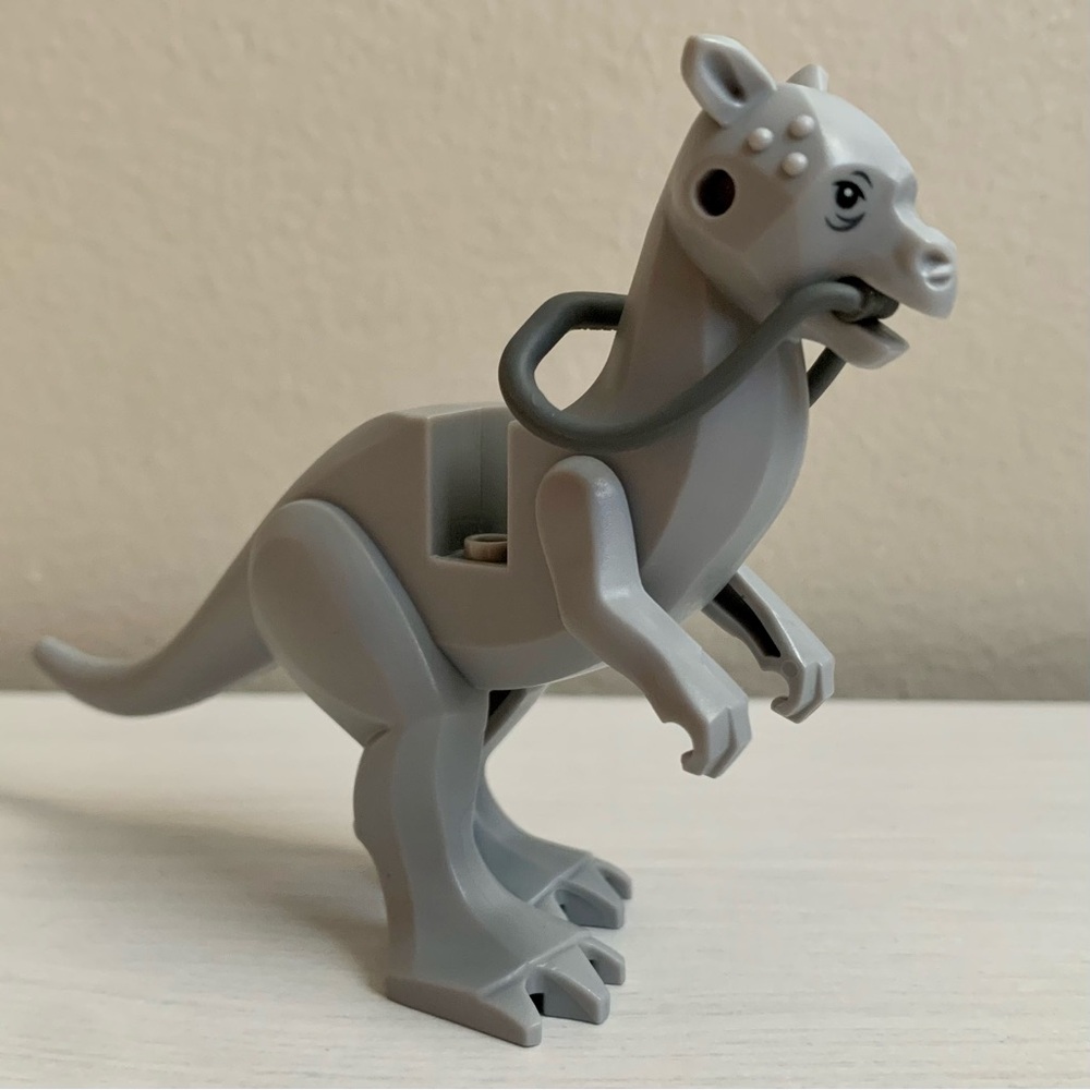 Lego Star Wars Tauntaun Rigid Tale Minifigure Incomplete Missing Wampa Horns